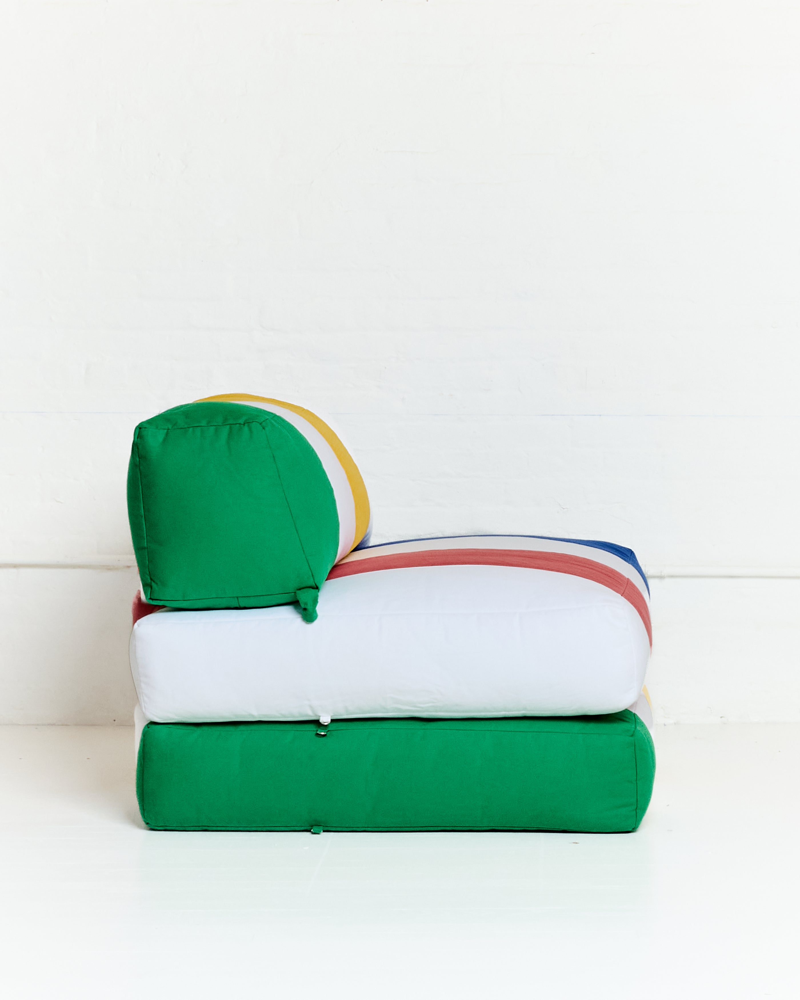 Duvet Armless Module Multi Vintage Red/Klein Blue