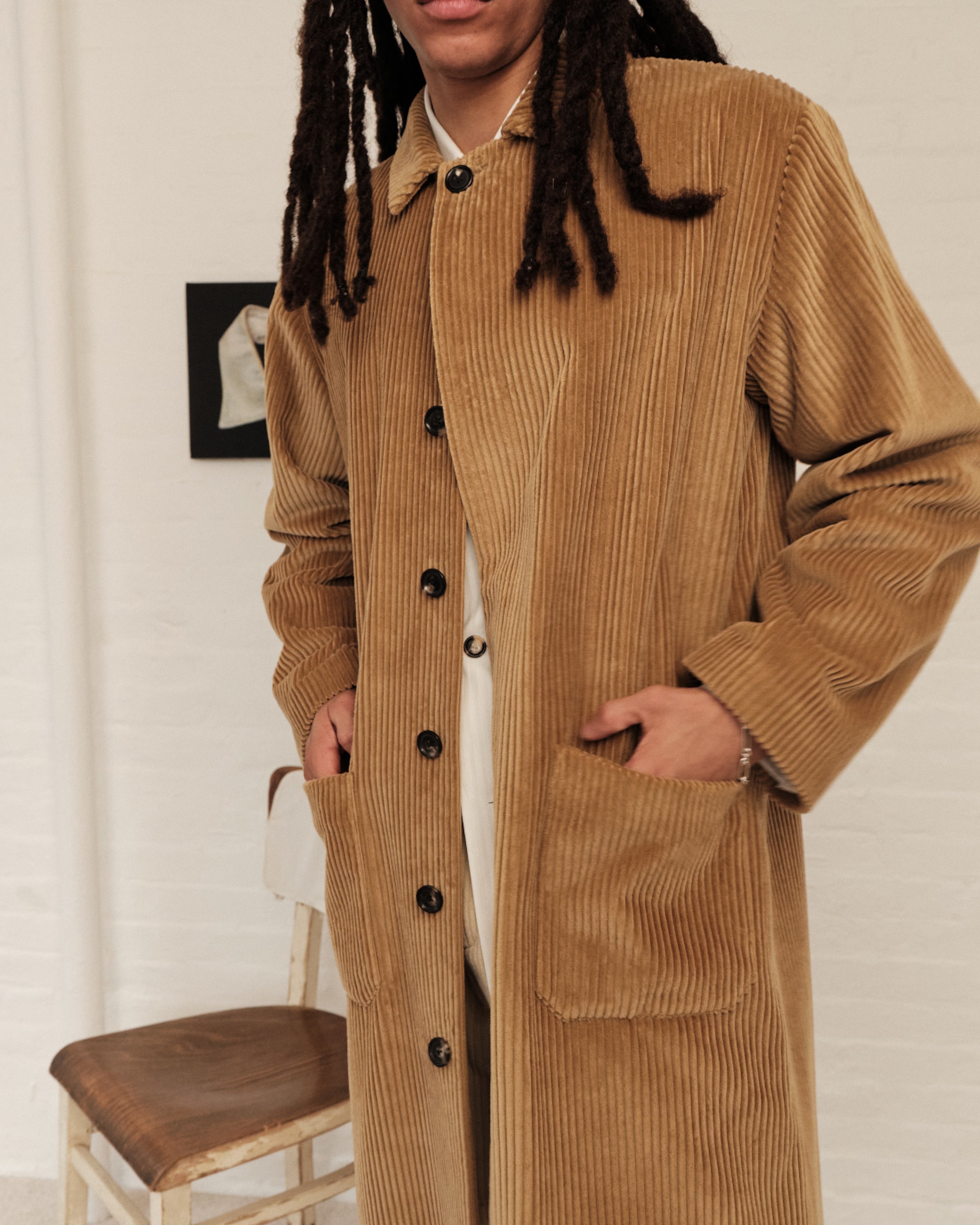 Studio Coat in Corduroy