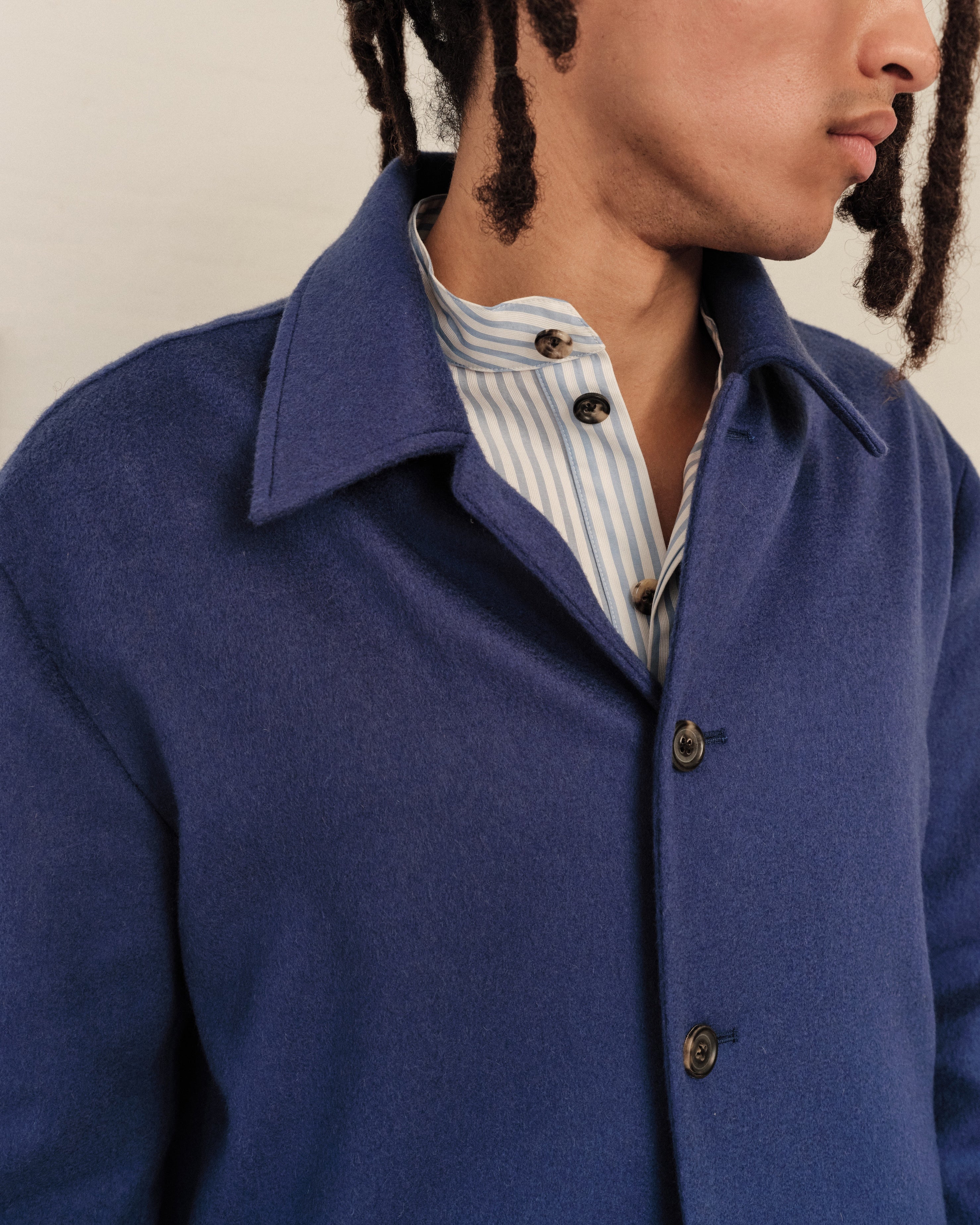 James Jacket in Cashmere and Virgin Wool