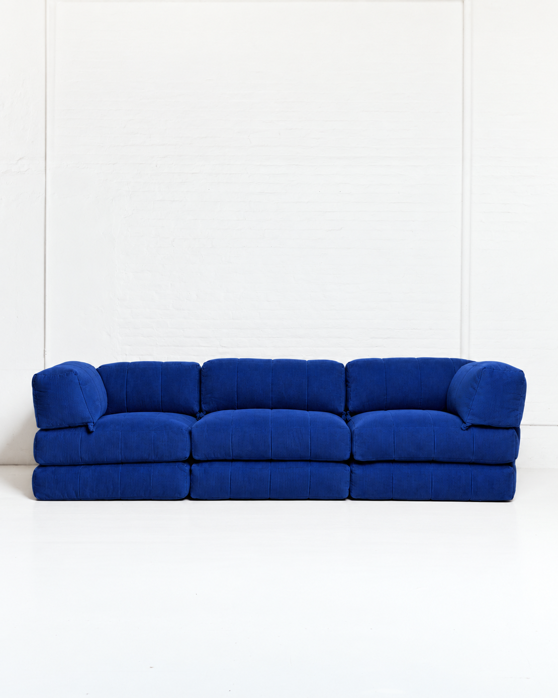 Duvet Corner Sofa Cobalt Corduroy