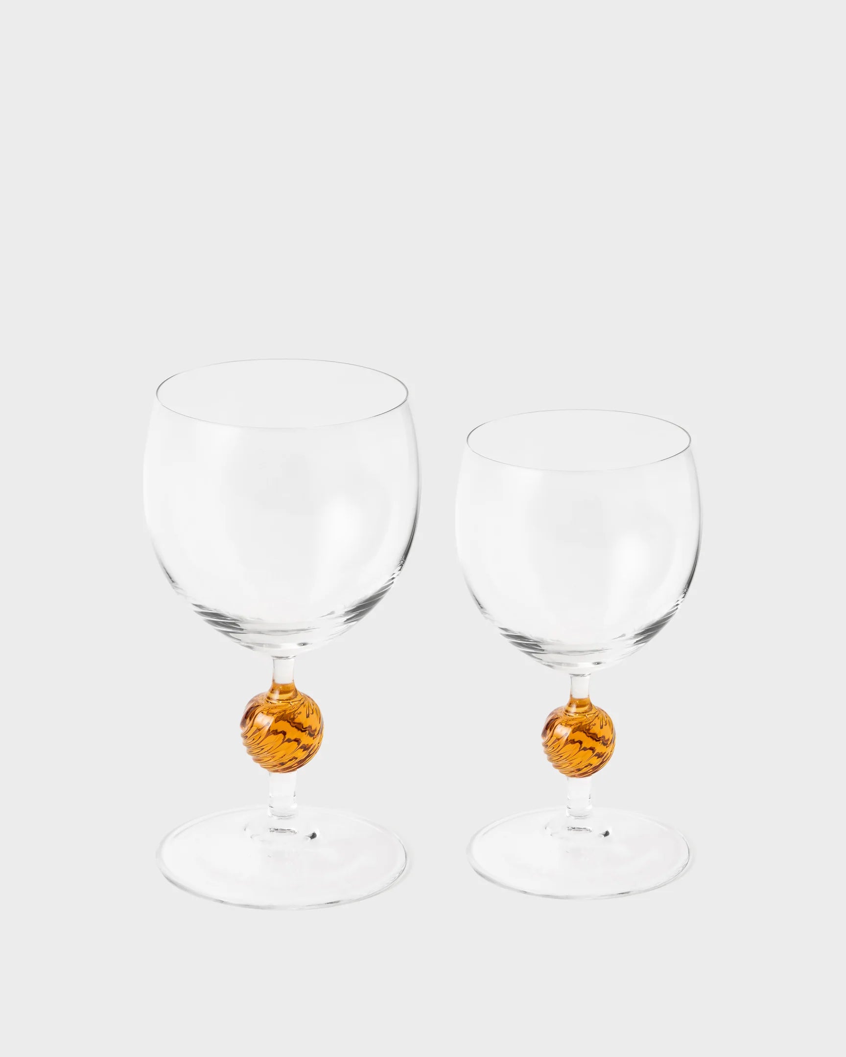 Demetra Water Glass, Ochre