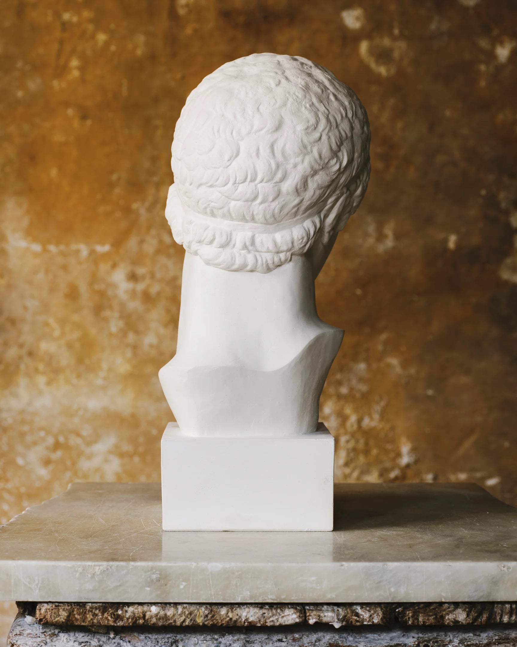 Fine Plaster Head Sculpture of Discobolus