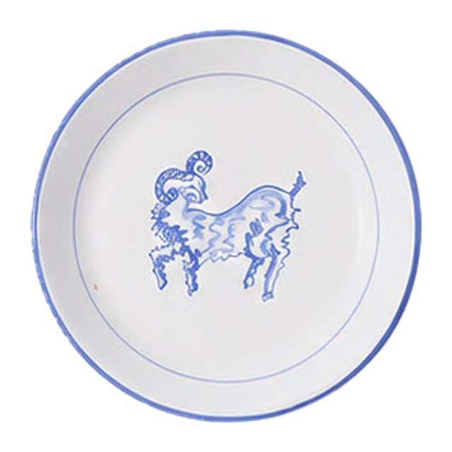 Aries Zodiac Catchall Dish