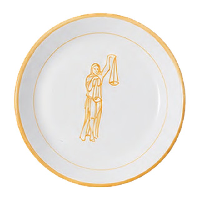 Libra Zodiac Catchall Dish