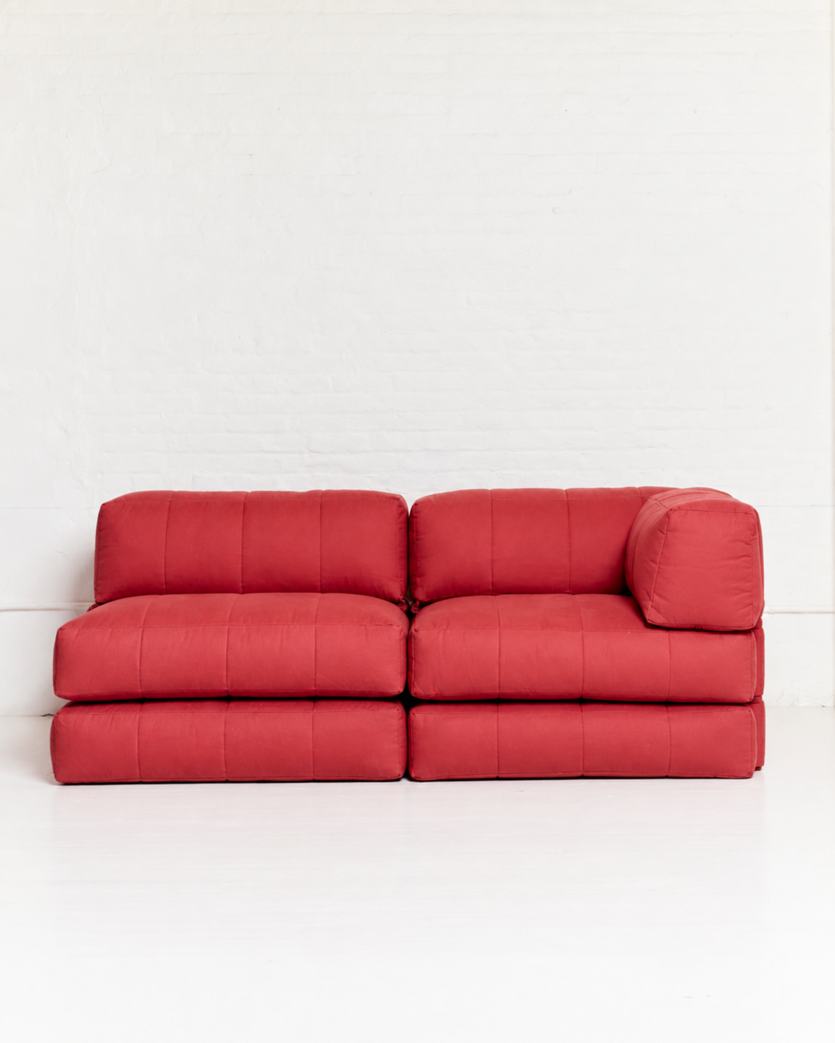 Duvet Corner Sofa Vintage Red