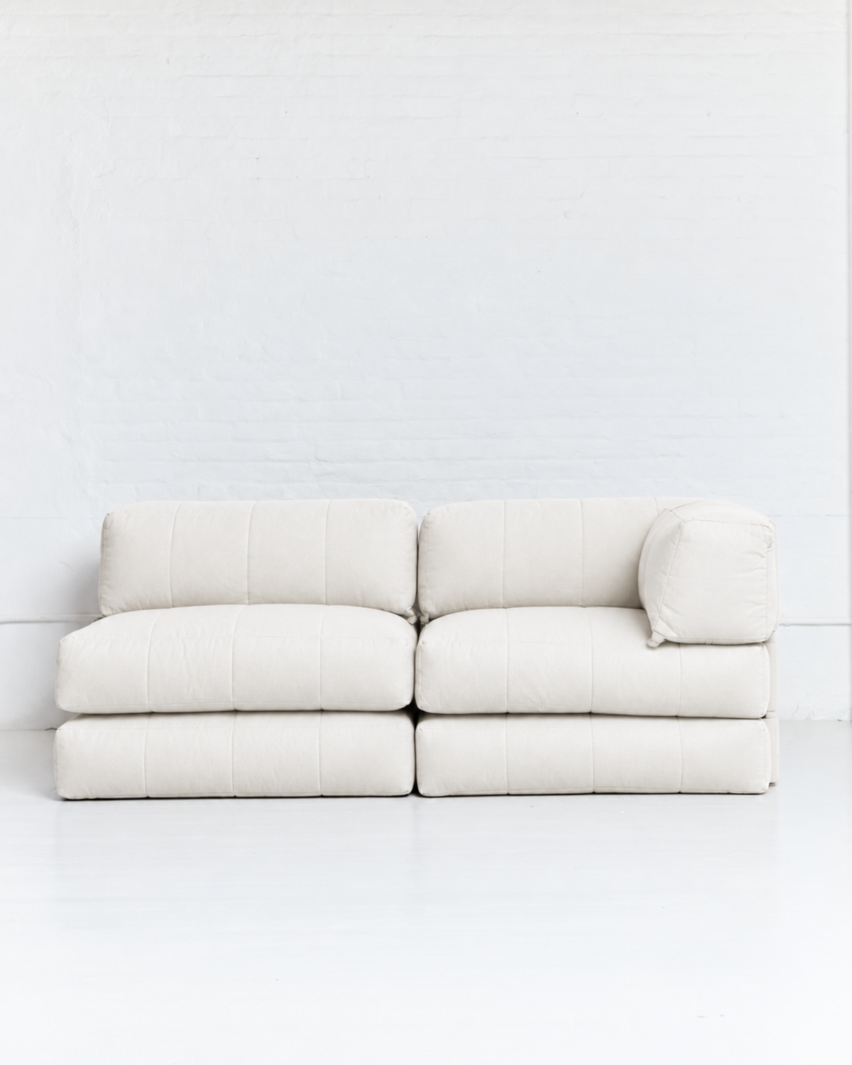 Duvet Corner Sofa Signature White