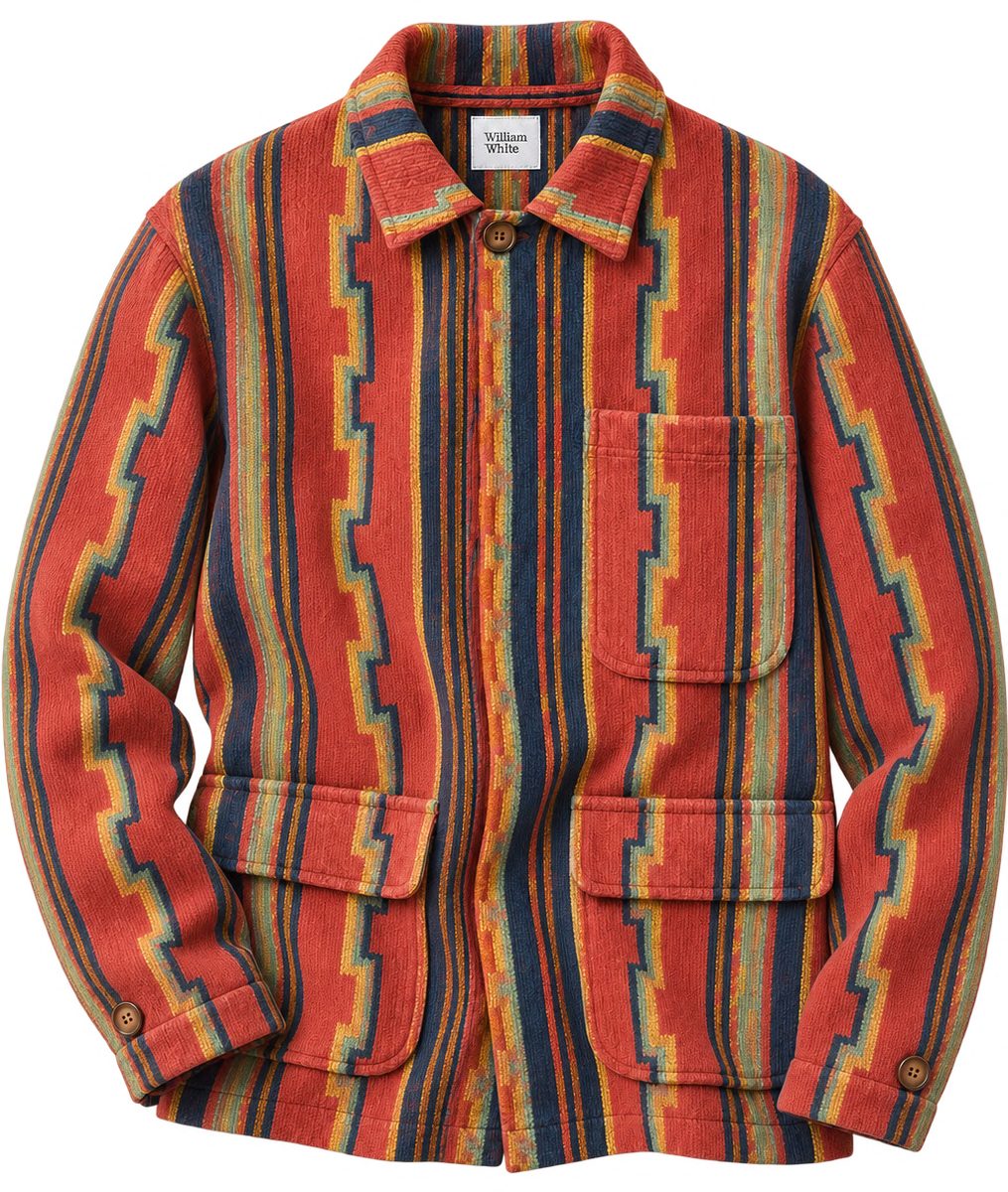 Will Jacket in Key Stripe