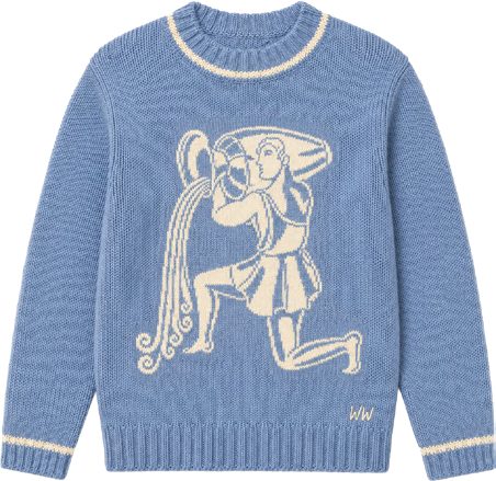 Aquarius Zodiac Sweater
